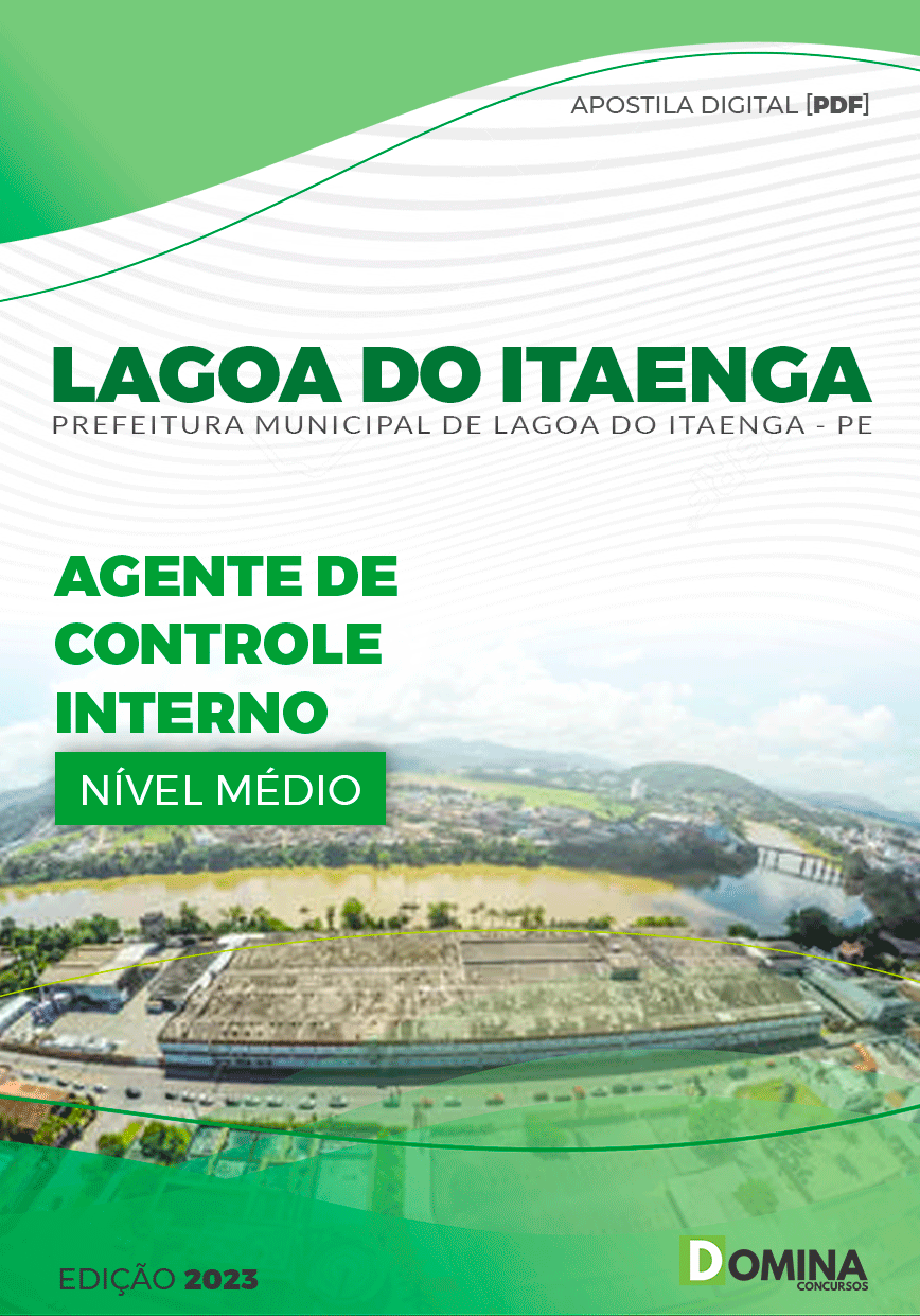 Apostila Pref Lagoa de Itaenga PE 2023 Agente Controle Interno