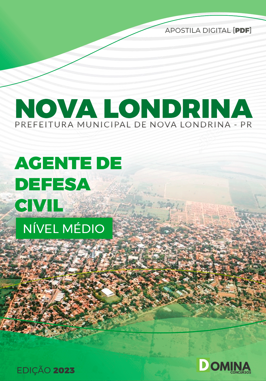 Apostila Pref Nova Londrina PR 2023 Agente Defesa Civil