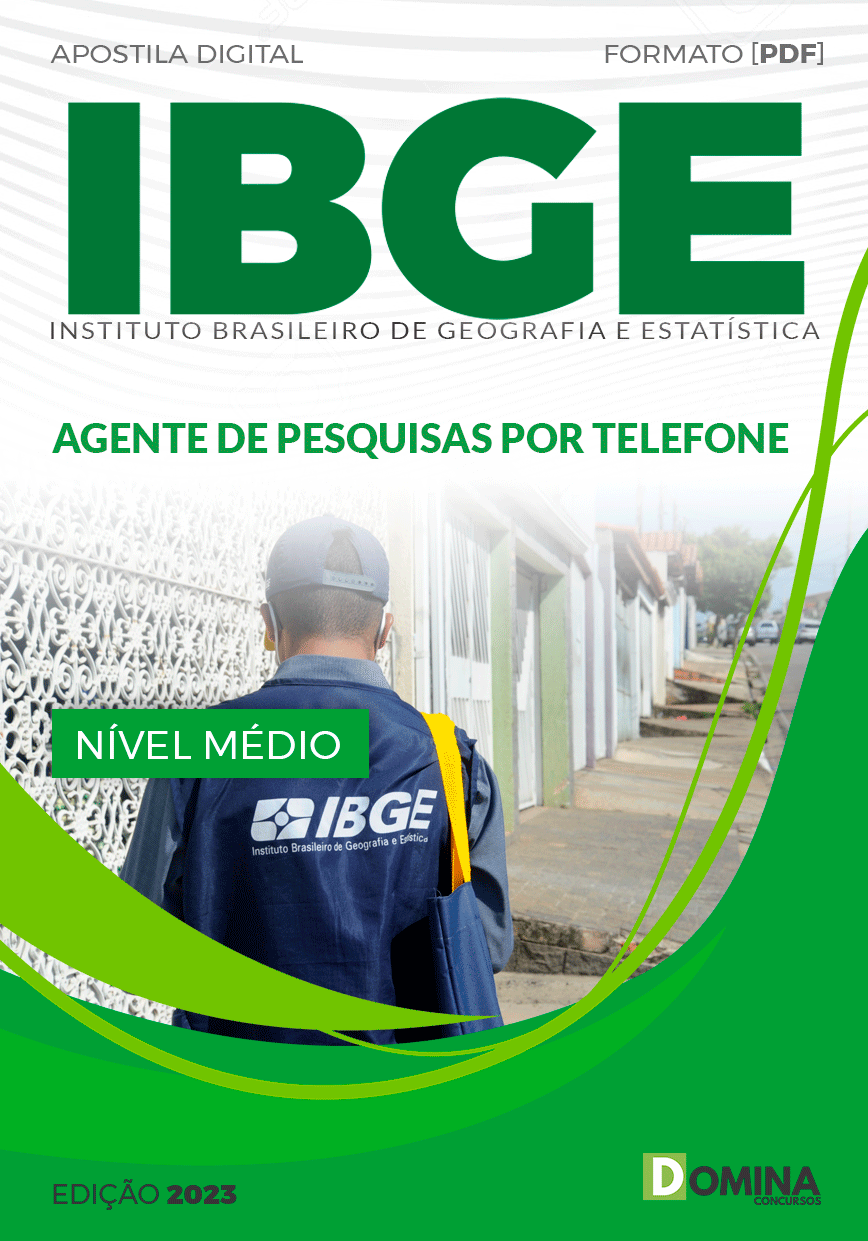 Apostila Concurso IBGE 2023 Agente Pesquisas Telefone