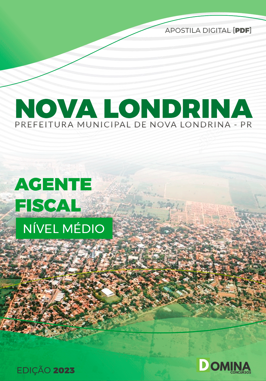 Apostila Pref Nova Londrina PR 2023 Agente Fiscal