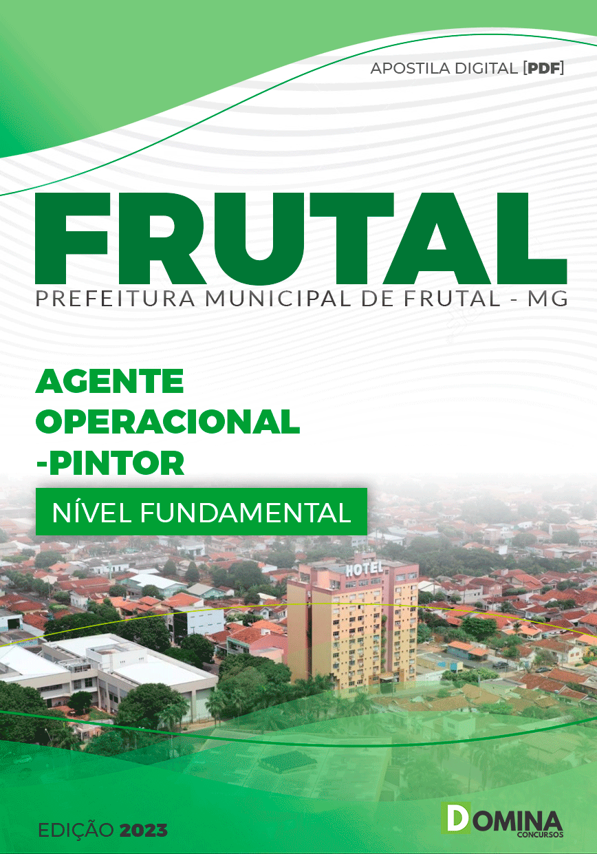 Apostila Pref Frutal MG 2023 Agente Operacional Pintor