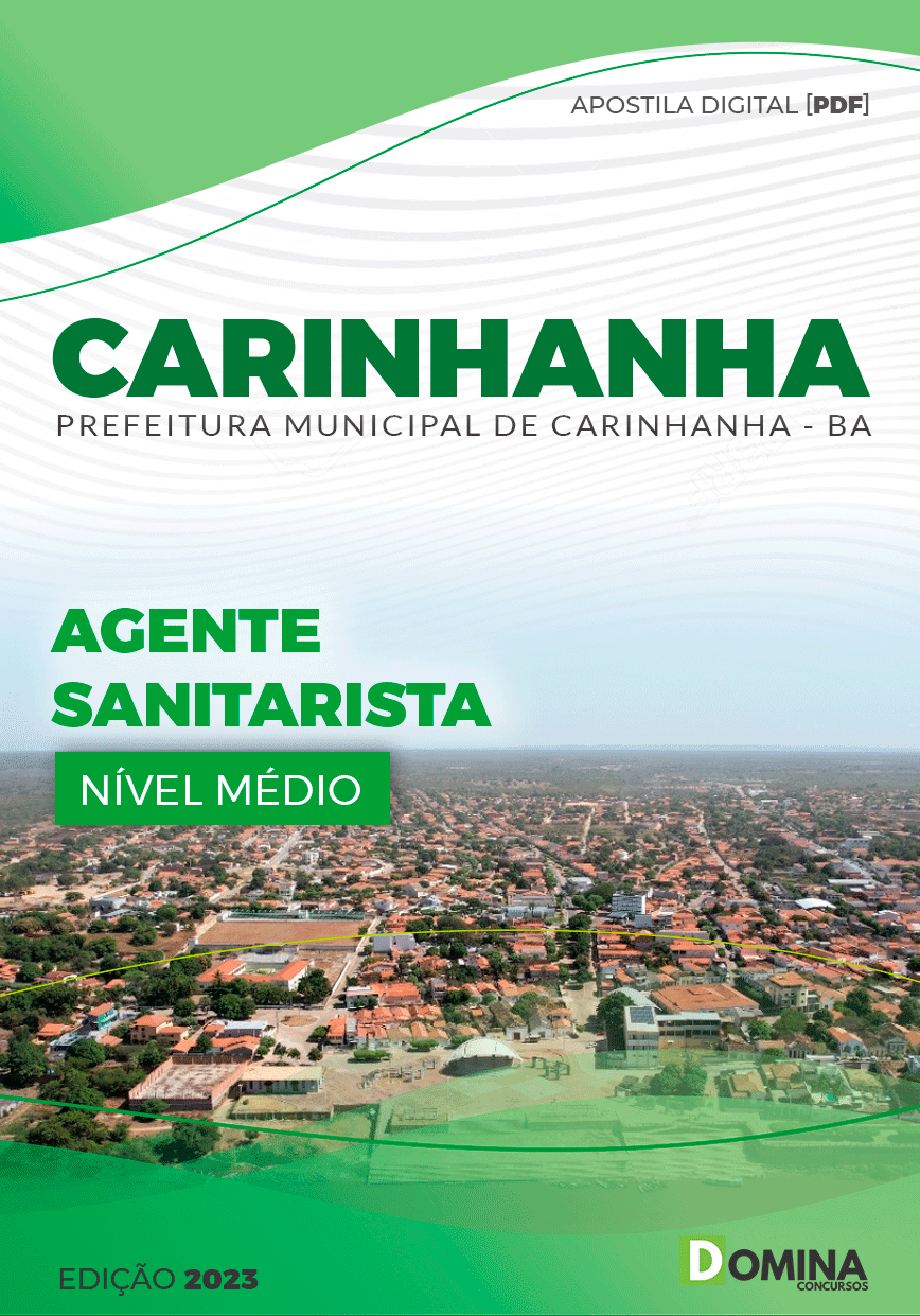 Apostila Pref Carinhanha BA 2023 Agente Sanitarista