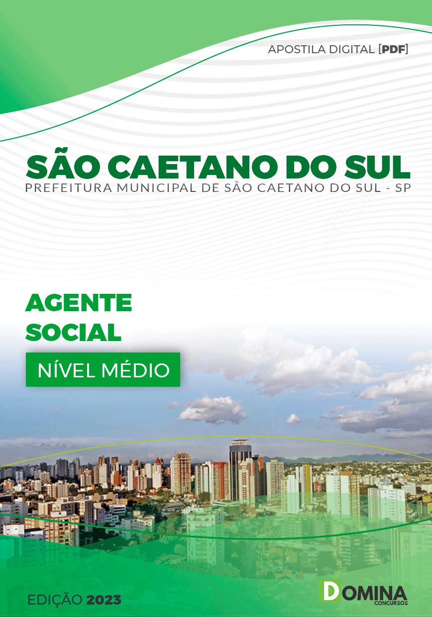 Apostila Pref São Caetano do Sul SP 2023 Agente Social