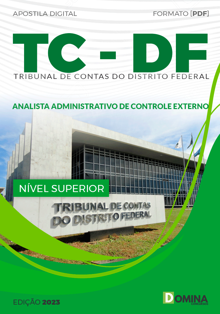 Apostila TC DF 2023 Analista Administrativo Controle Externo