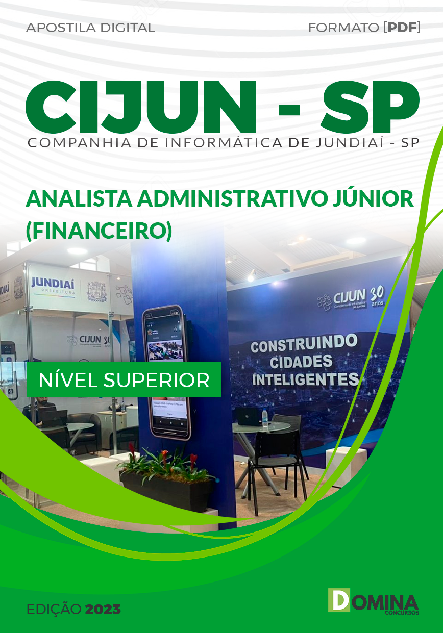 Apostila CIJUN SP 2023 Analista Administrativo Junior Financeiro