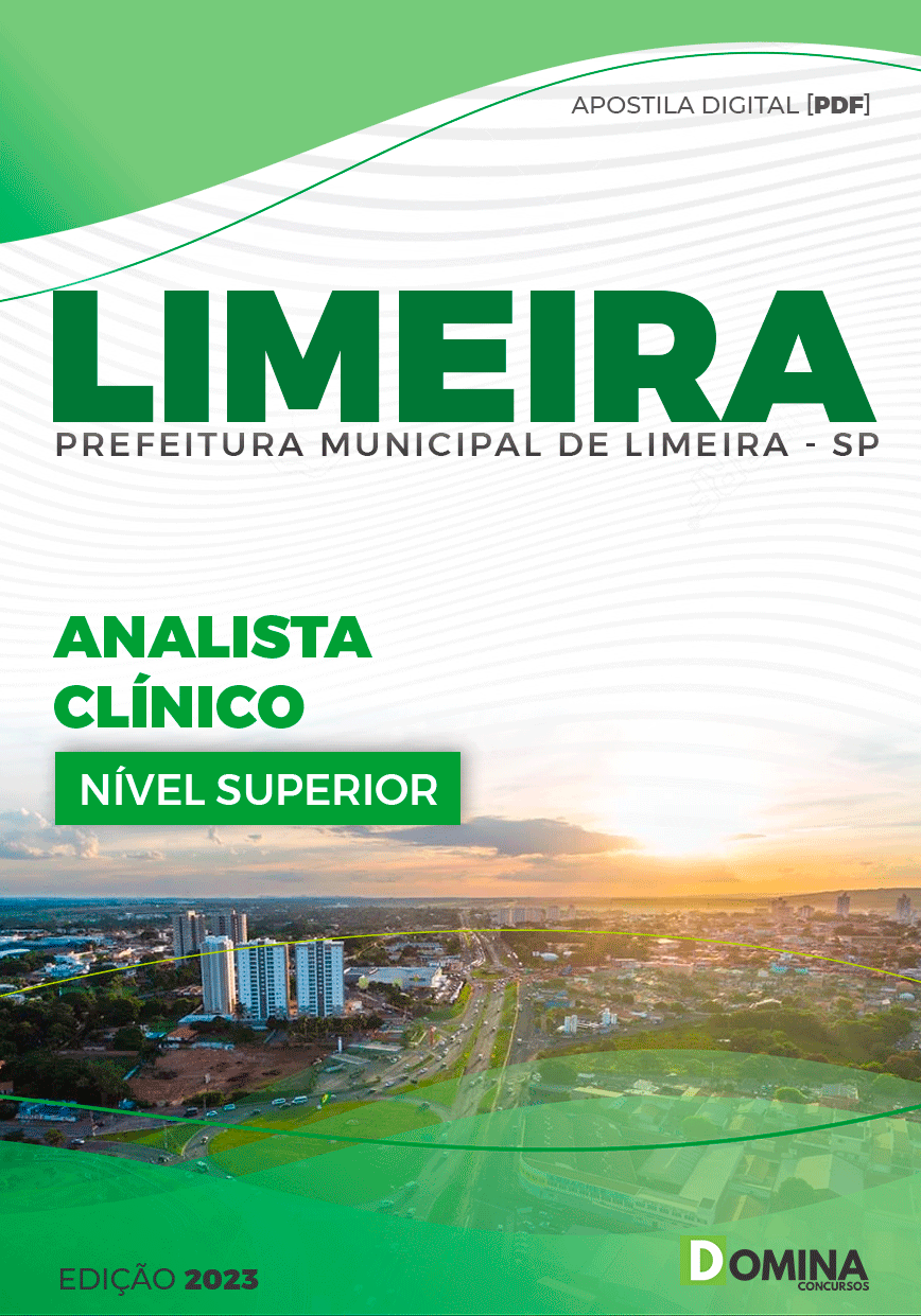 Apostila Concurso Pref Limeira SP 2023 Analista Clínico