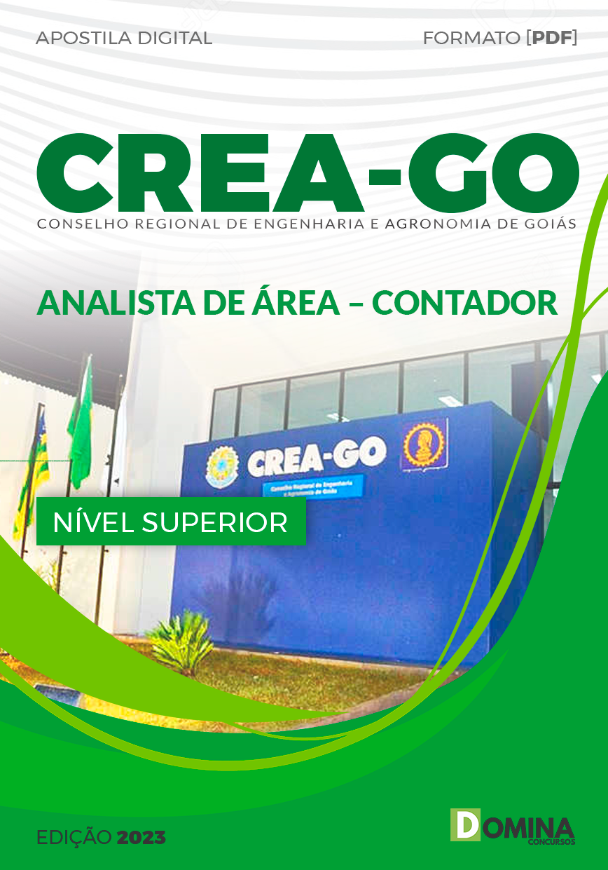 Apostila CREA GO 2023 Analista Fiscalização Contador