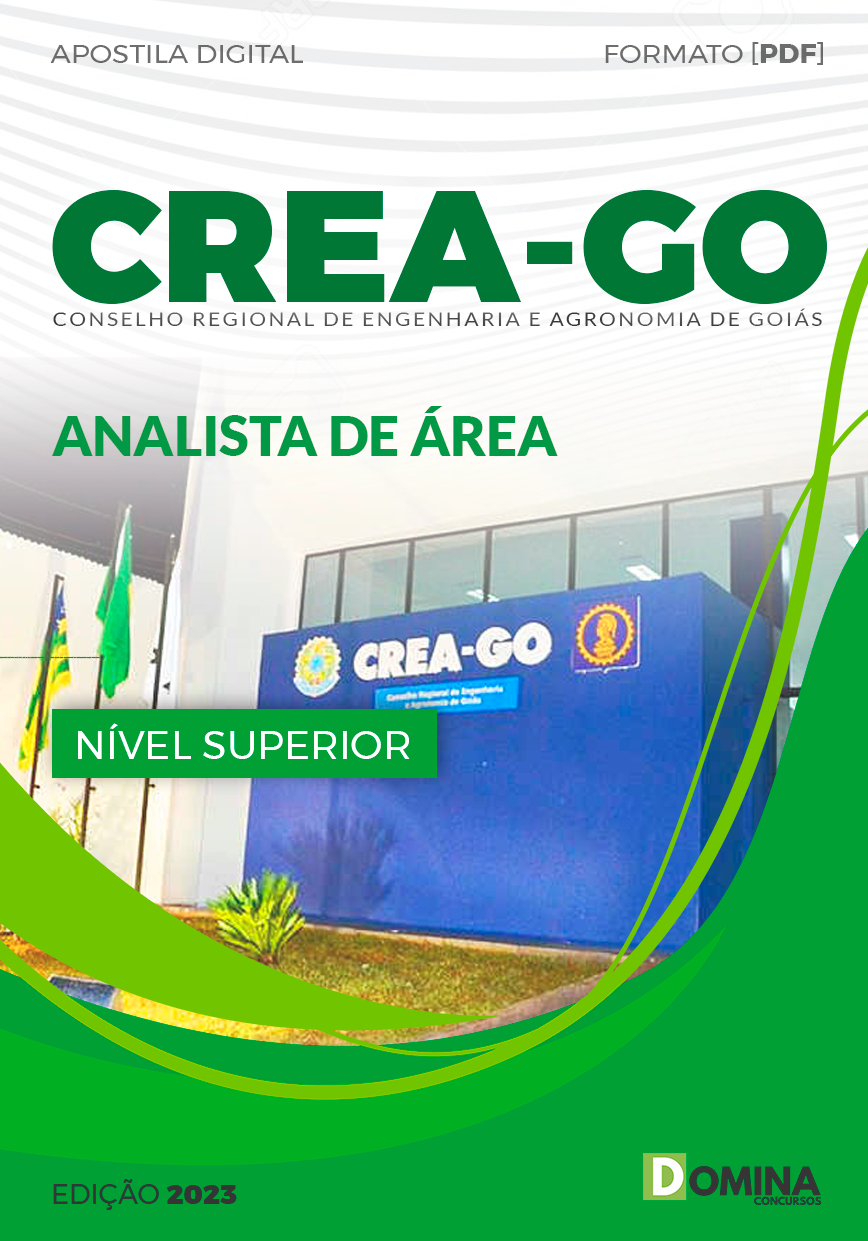 Apostila Concurso CREA GO 2023 Analista Área