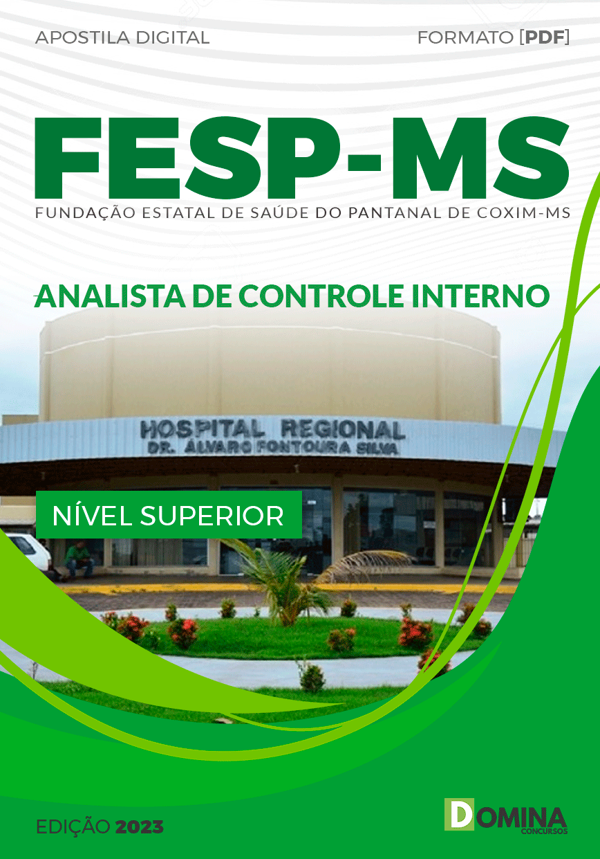 Apostila Concurso FESP MS 2023 Analista Controle Interno