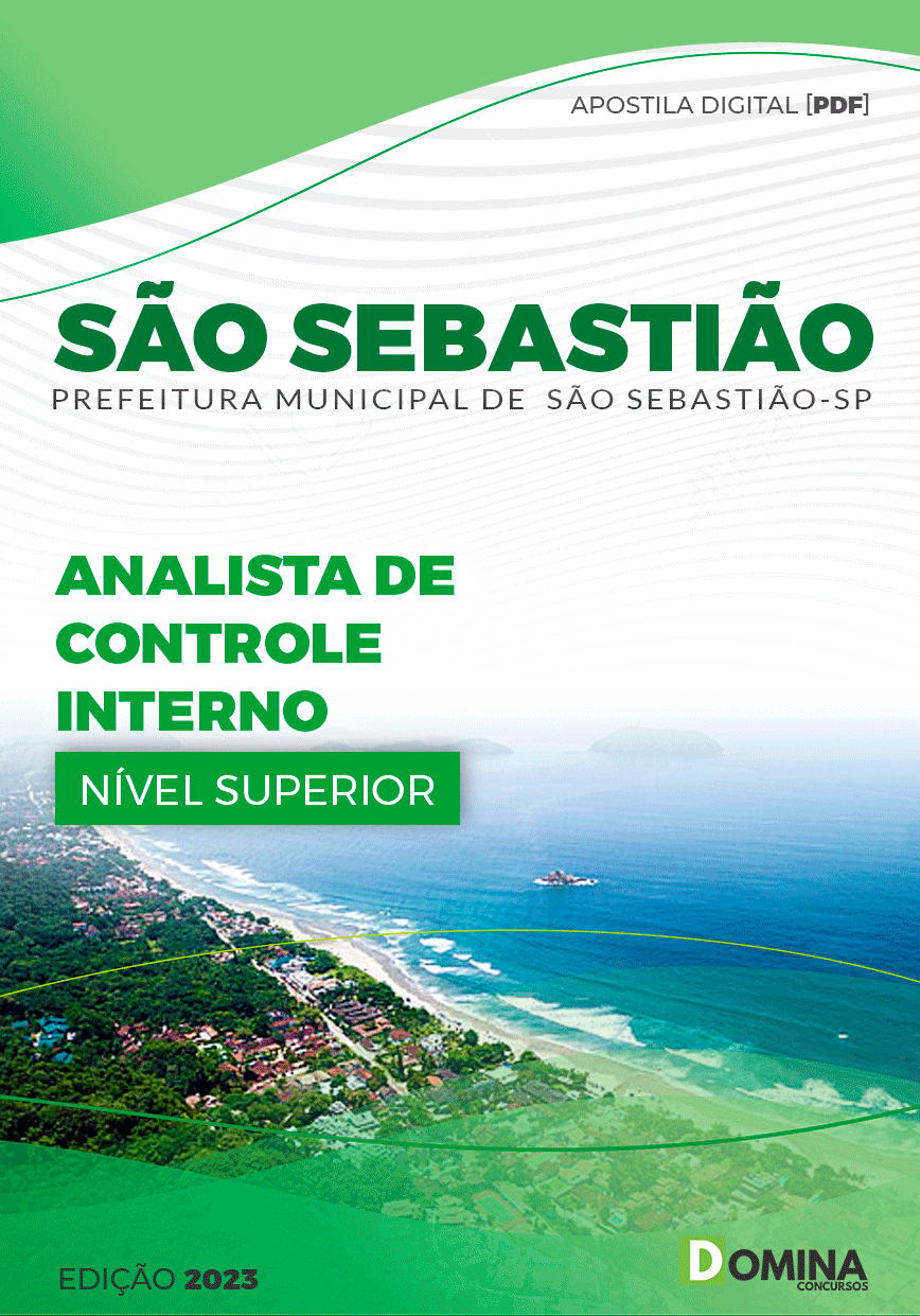 Apostila Pref São Sebastião SP 2023 Analista de Controle Interno