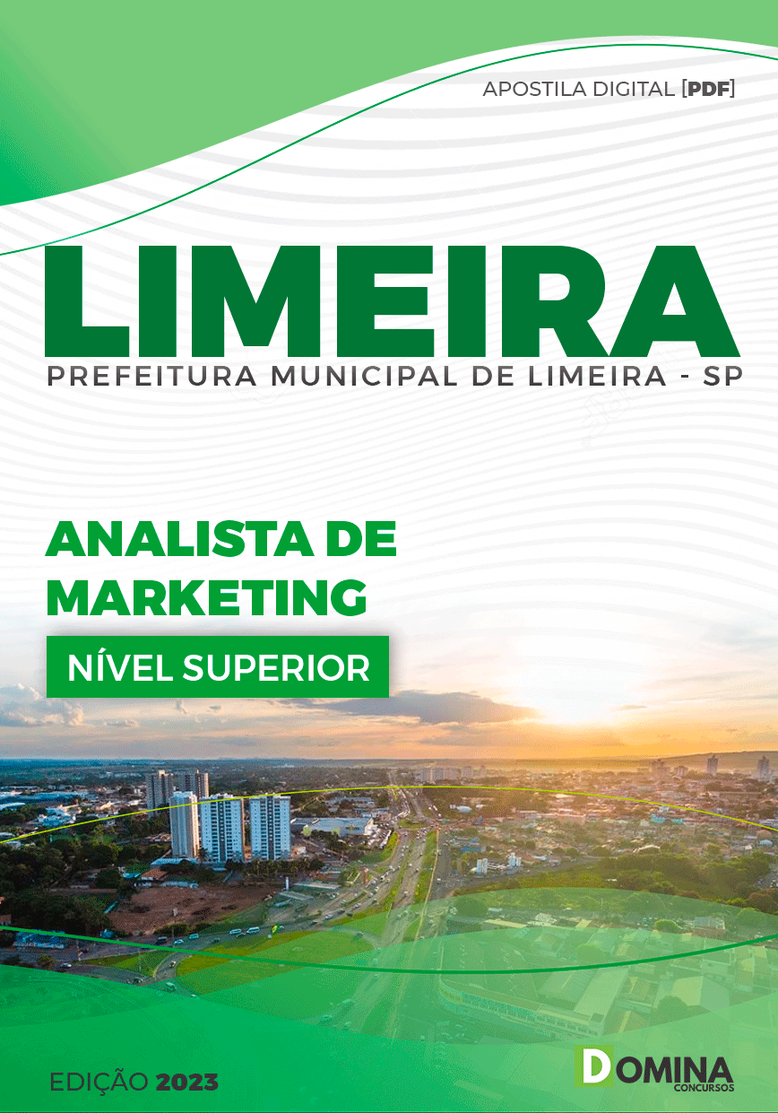 Apostila Concurso Pref Limeira SP 2023 Analista Marketing