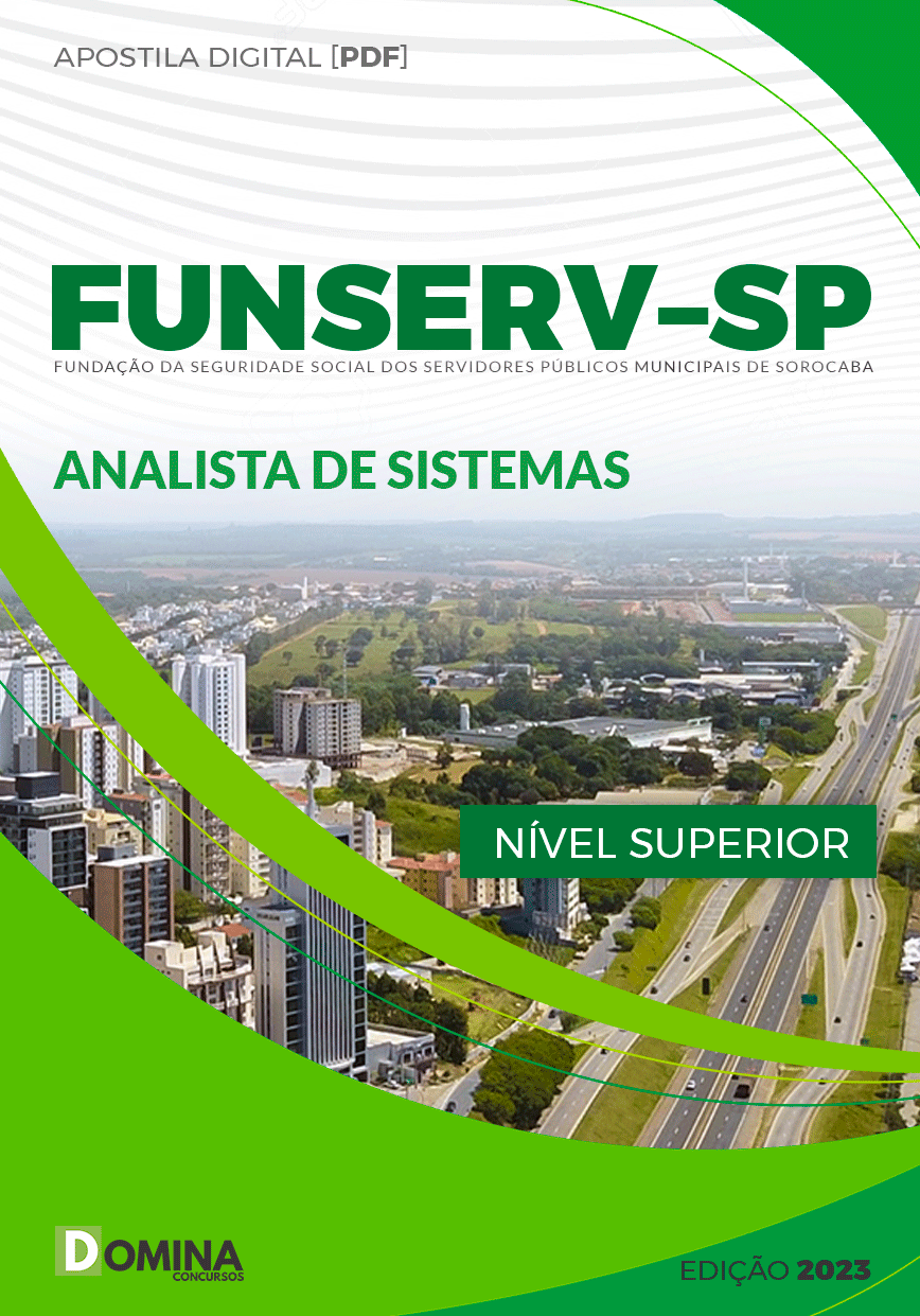 Apostila Concurso FUNSERV SP 2023 Analista Sistemas