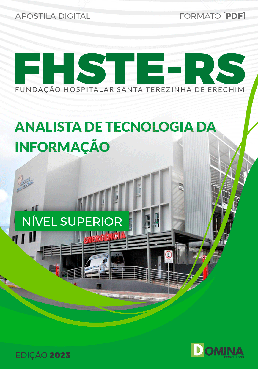 Apostila FHSTE RS 2023 Analista Tecnologia Informação