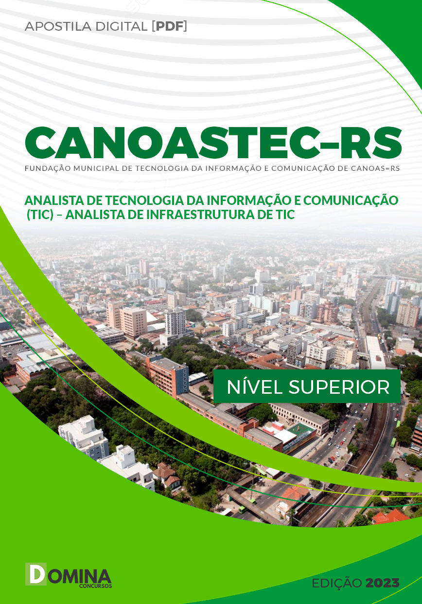 Apostila CANOASTEC RS 2023 Analista Infraestrutura TI Comunicação