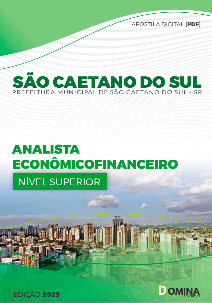 Apostila Pref São Caetano do Sul SP 2023 Analista Econômico Financeiro