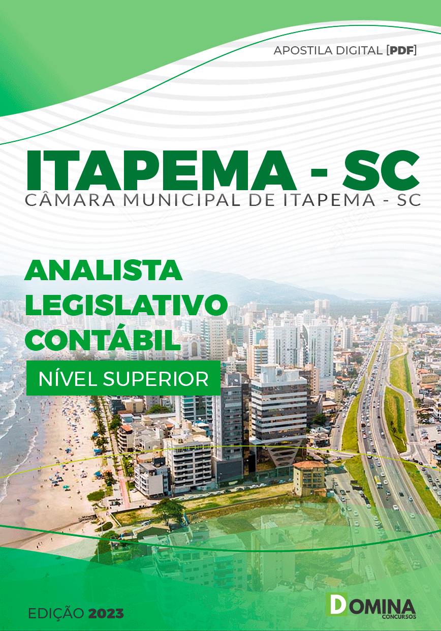 Apostila Câmara Itapema SC 2023 Analista Legislativo Contábil