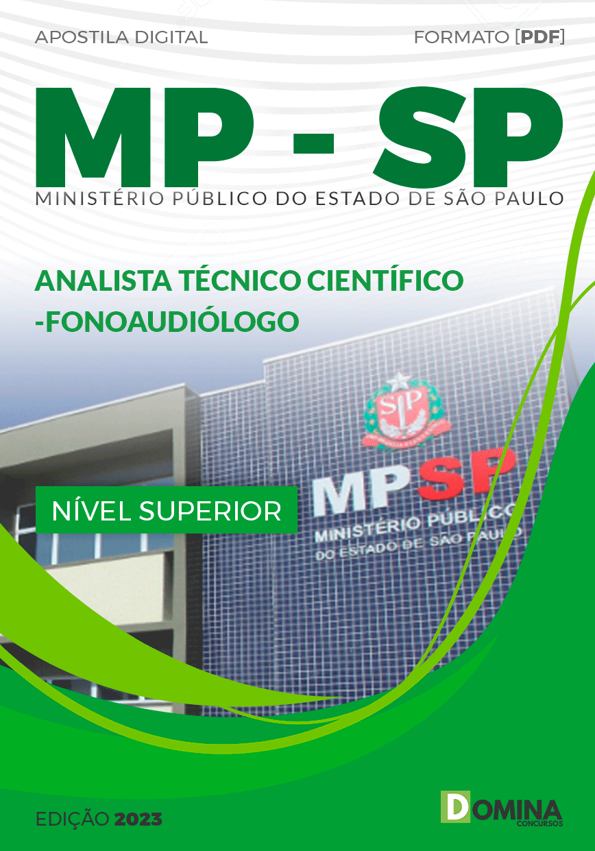 Apostila MP SP 2023 Analista Técnico Cientifico Fonoaudiólogo