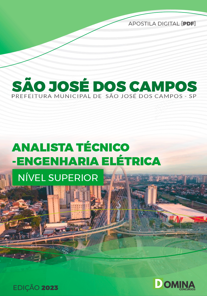 Pref São José dos Campos SP 2023 Analista Engenharia Elétrica