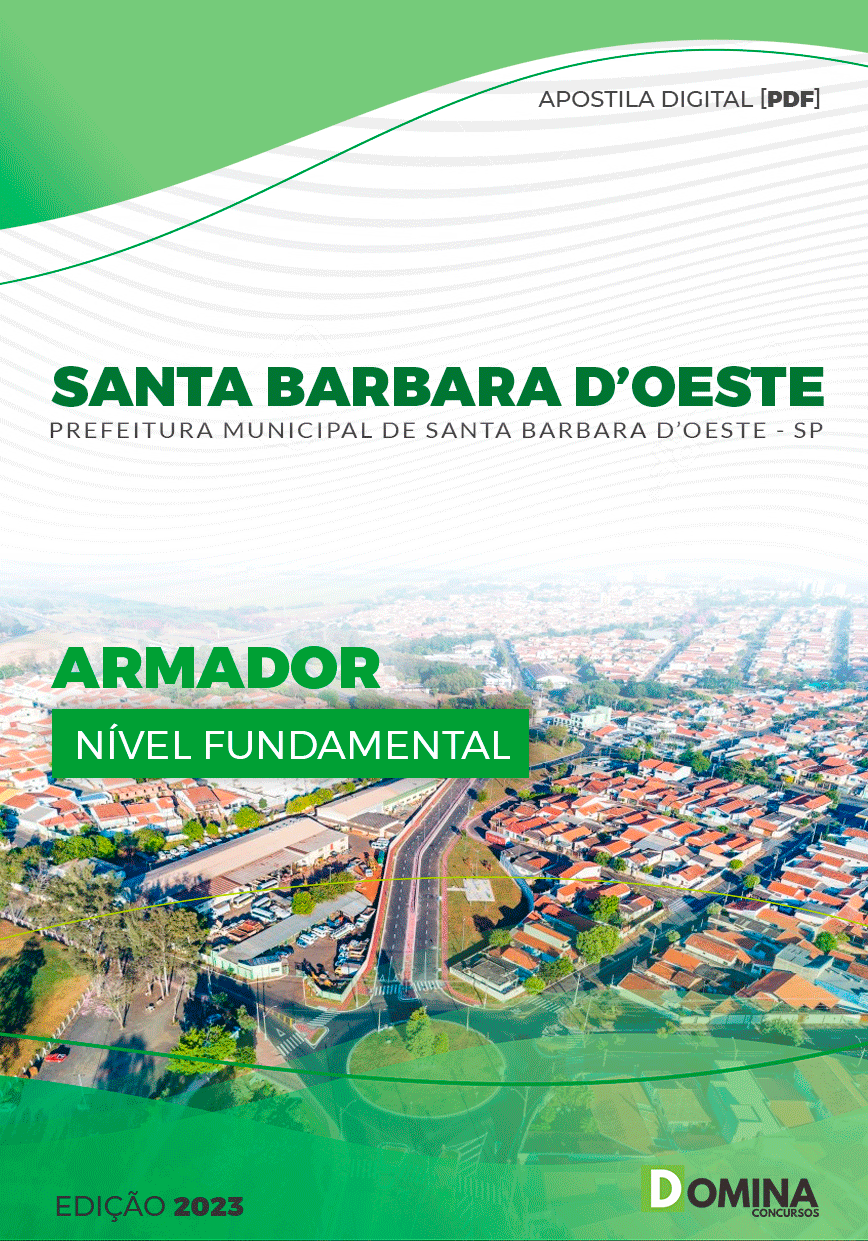 Apostila Pref Santa Barbara d’Oeste SP 2023 Amador