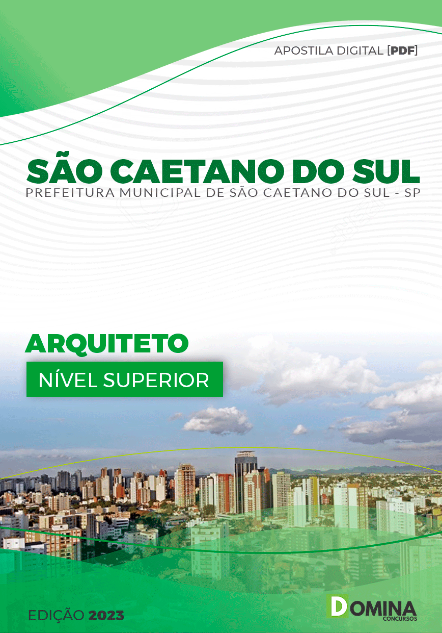 Apostila Pref São Caetano do Sul SP 2023 Arquiteto