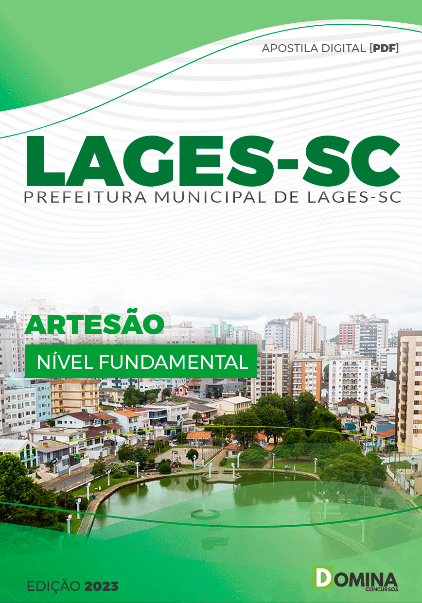 Apostila Concurso Pref Lages SC 2023 Artesão