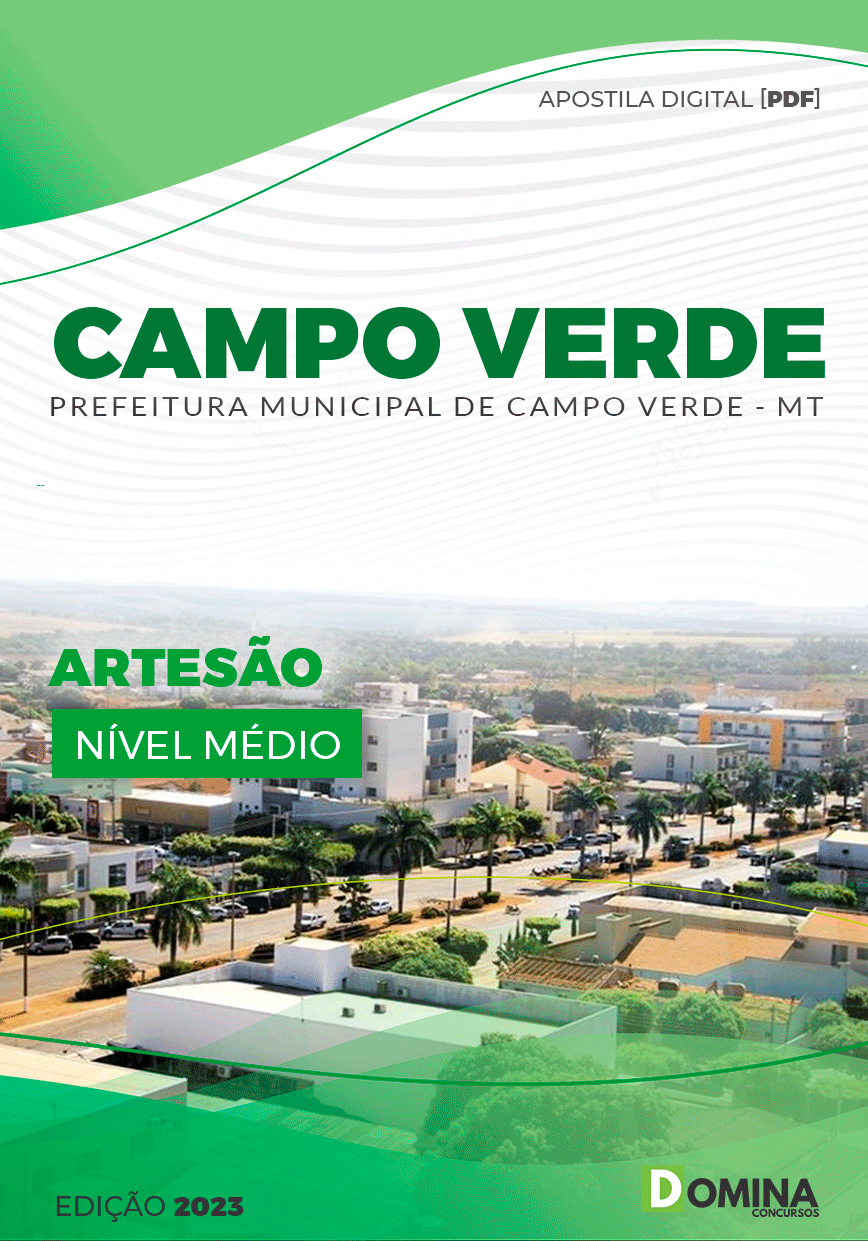 Apostila Concurso Pref Campo Verde MT 2023 Artesão