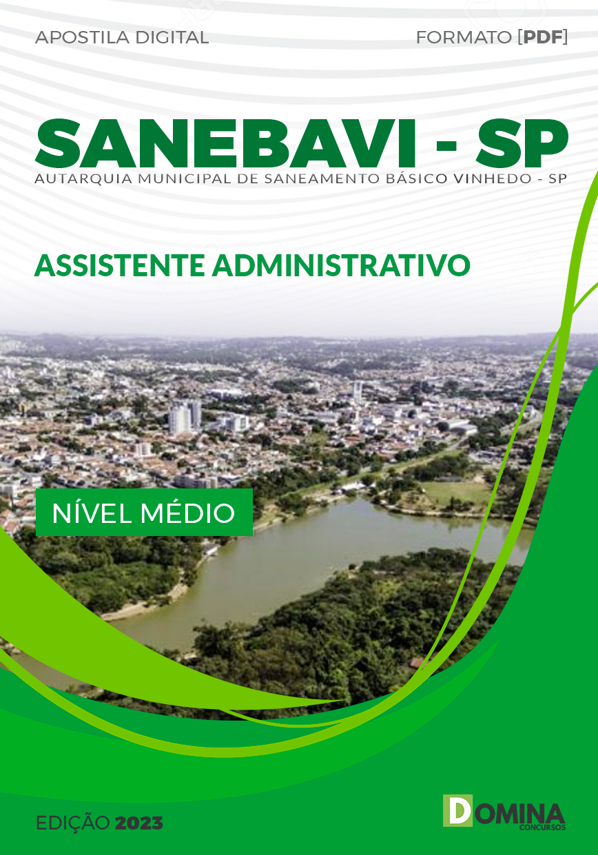 Apostila SANEBAVI SP 2023 Assistente Administrativo