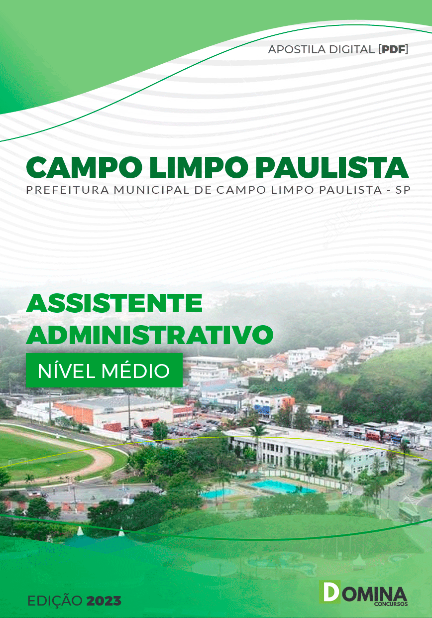 Apostila Pref Campo Limpo Paulista SP 2023 Assistente Administrativo