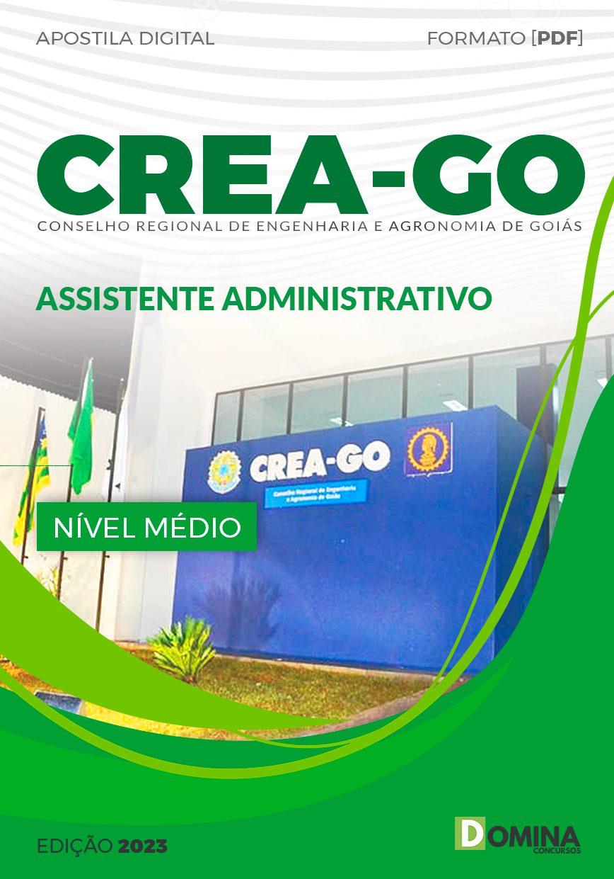 Apostila CREA GO 2023 Assistente Administrativo