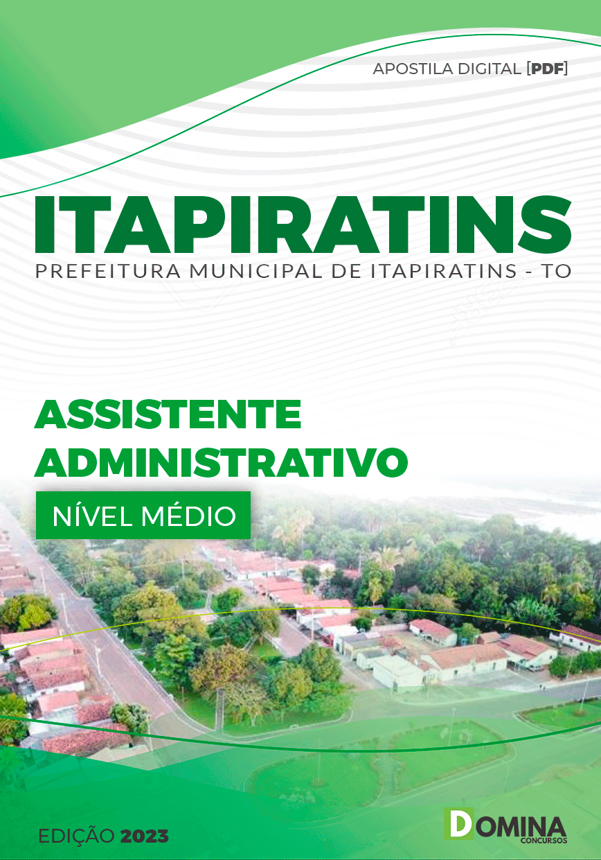 Apostila Pref Itapiratins TO 2023 Assistente Administrativo