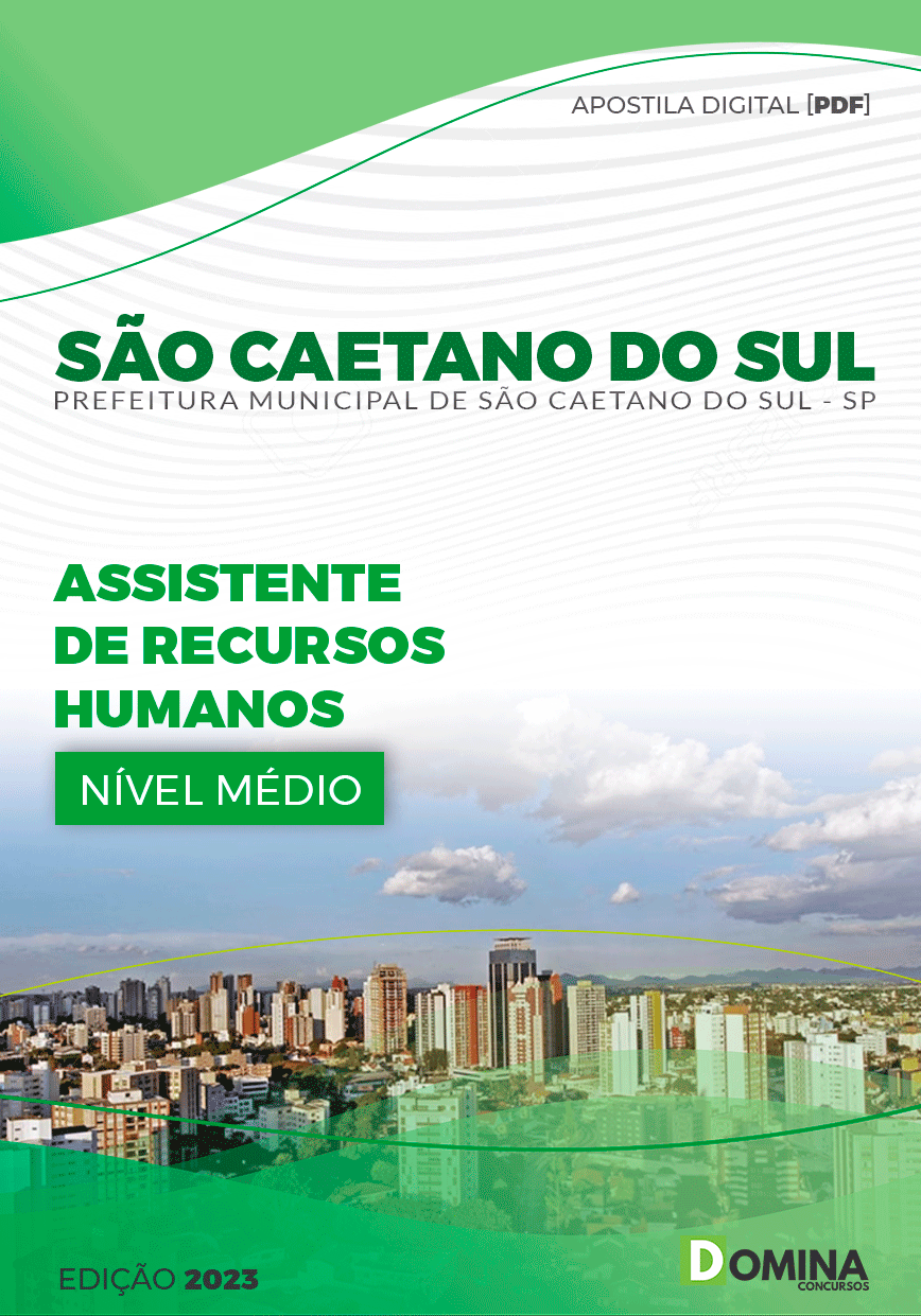 Apostila Pref São Caetano do Sul SP 2023 Assistente RH