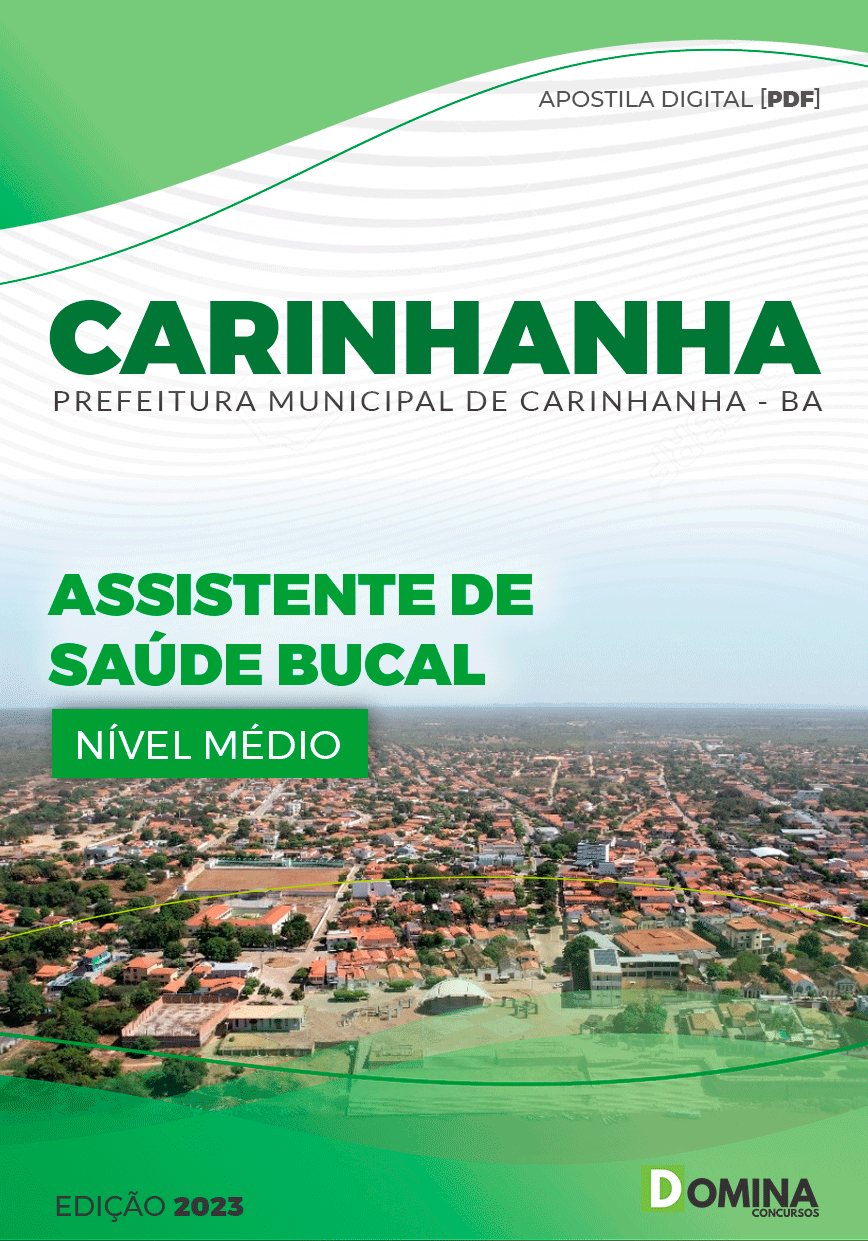 Apostila Pref Carinhanha BA 2023 Assistente Saúde Bucal