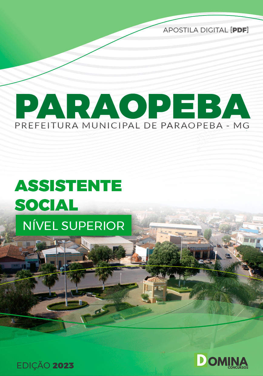 Apostila Pref Paraopeba MG 2023 Assistente Social