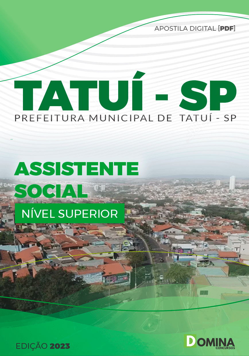 Apostila Concurso Pref Tatuí SP 2023 Assistente Social