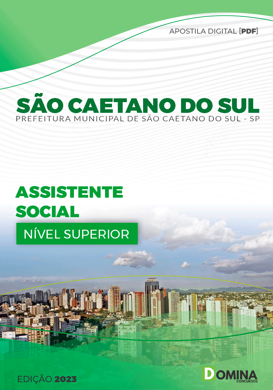Apostila Pref São Caetano do Sul SP 2023 Assistente Social