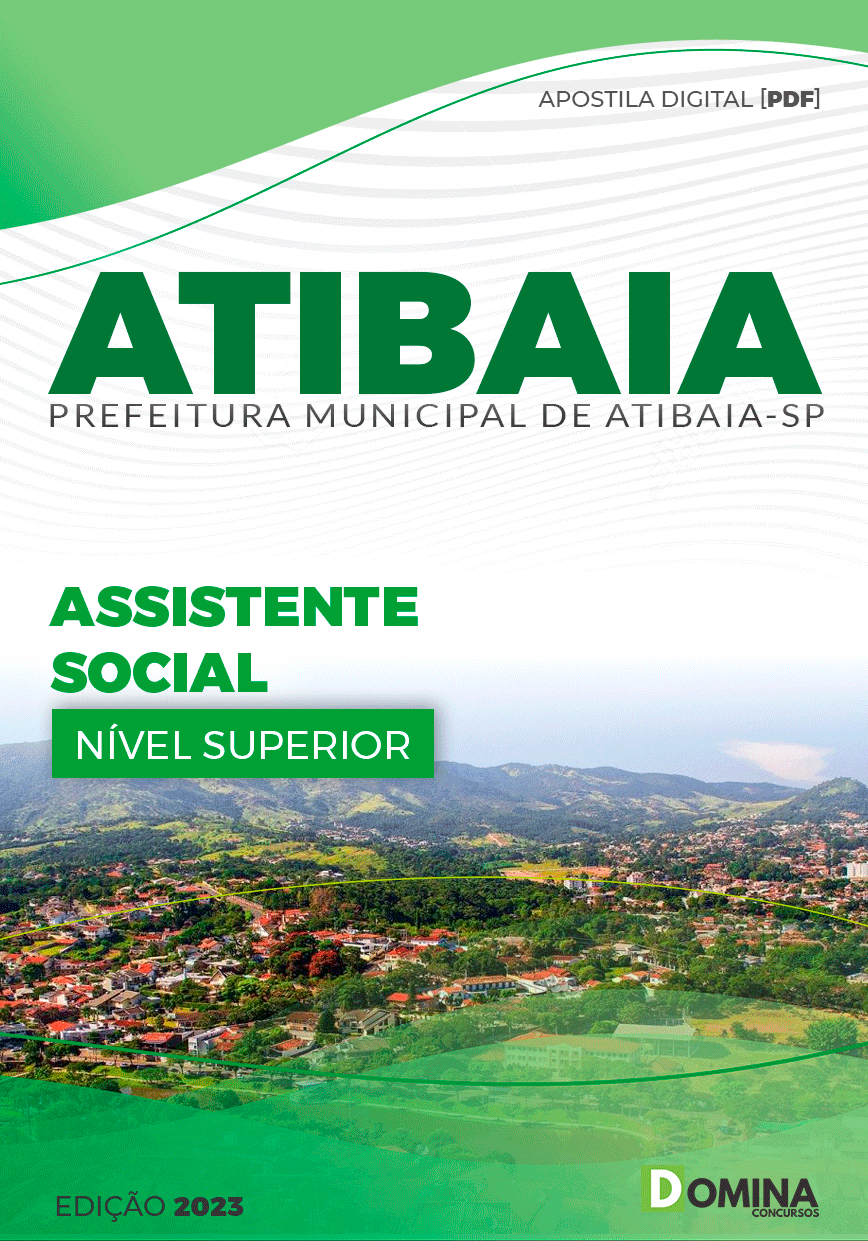 Apostila Concurso Pref Atibaia SP 2023 Assistente Social