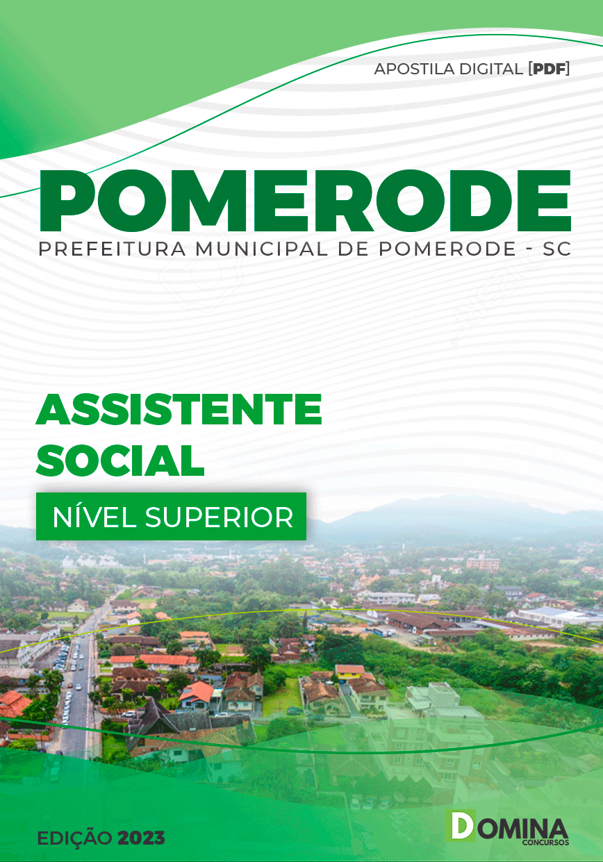 Apostila Pref Pomerode SC 2023 Assistente Social