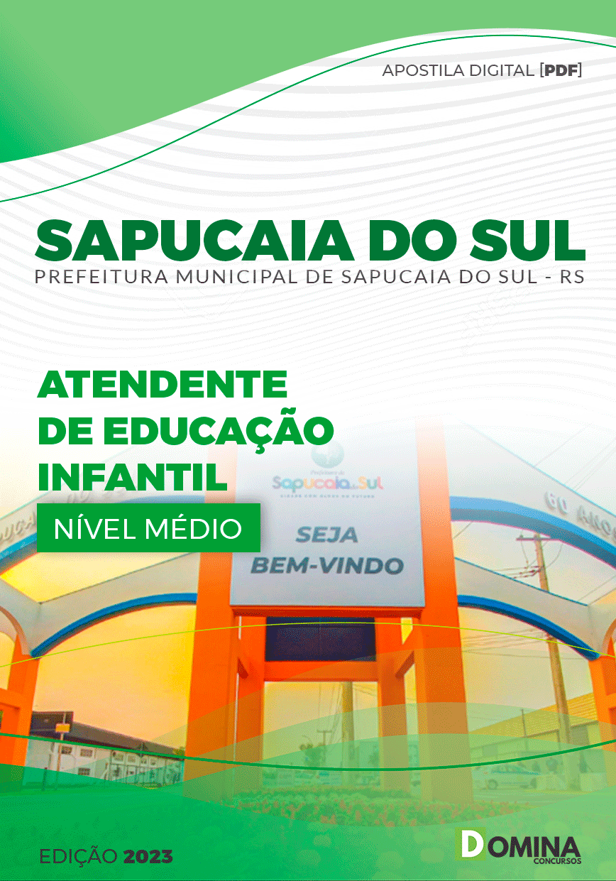 Apostila Pref Sapucaia do Sul RS 2023 Atendente Educação Infantil