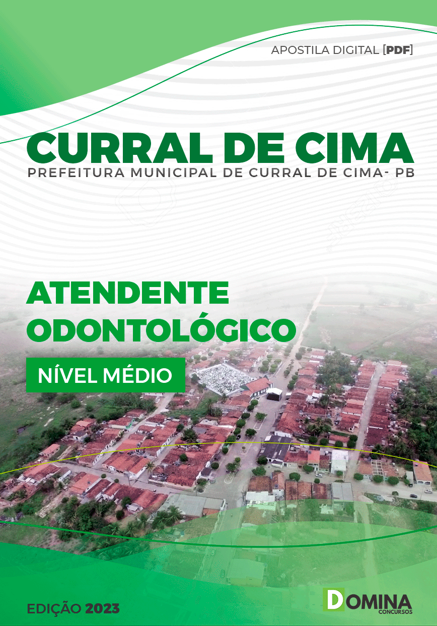 Apostila Pref Curral de Cima PB 2023 Atendente Odontológico