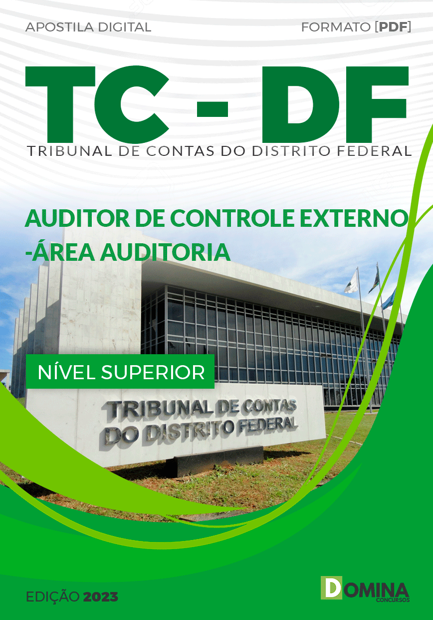 Apostila Concurso TC DF 2023 Auditor Controle Externo