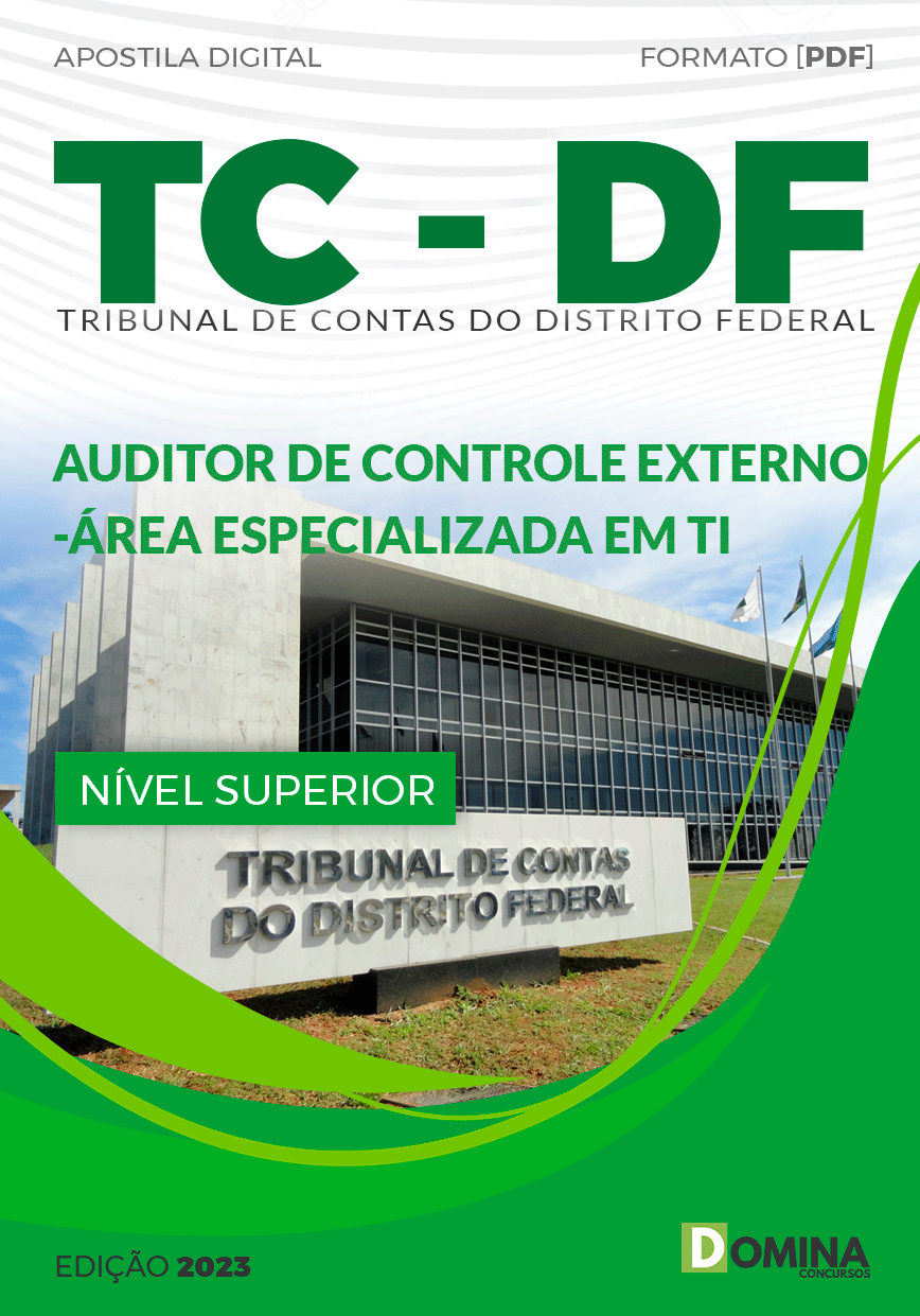 Apostila Concurso TC DF 2023 Auditor Controle Externo TI