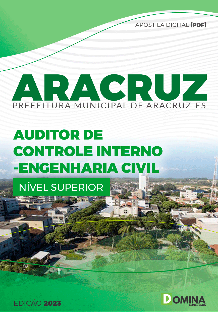 Apostila Pref Aracruz ES 2023 Auditor Interno Engenharia Civil