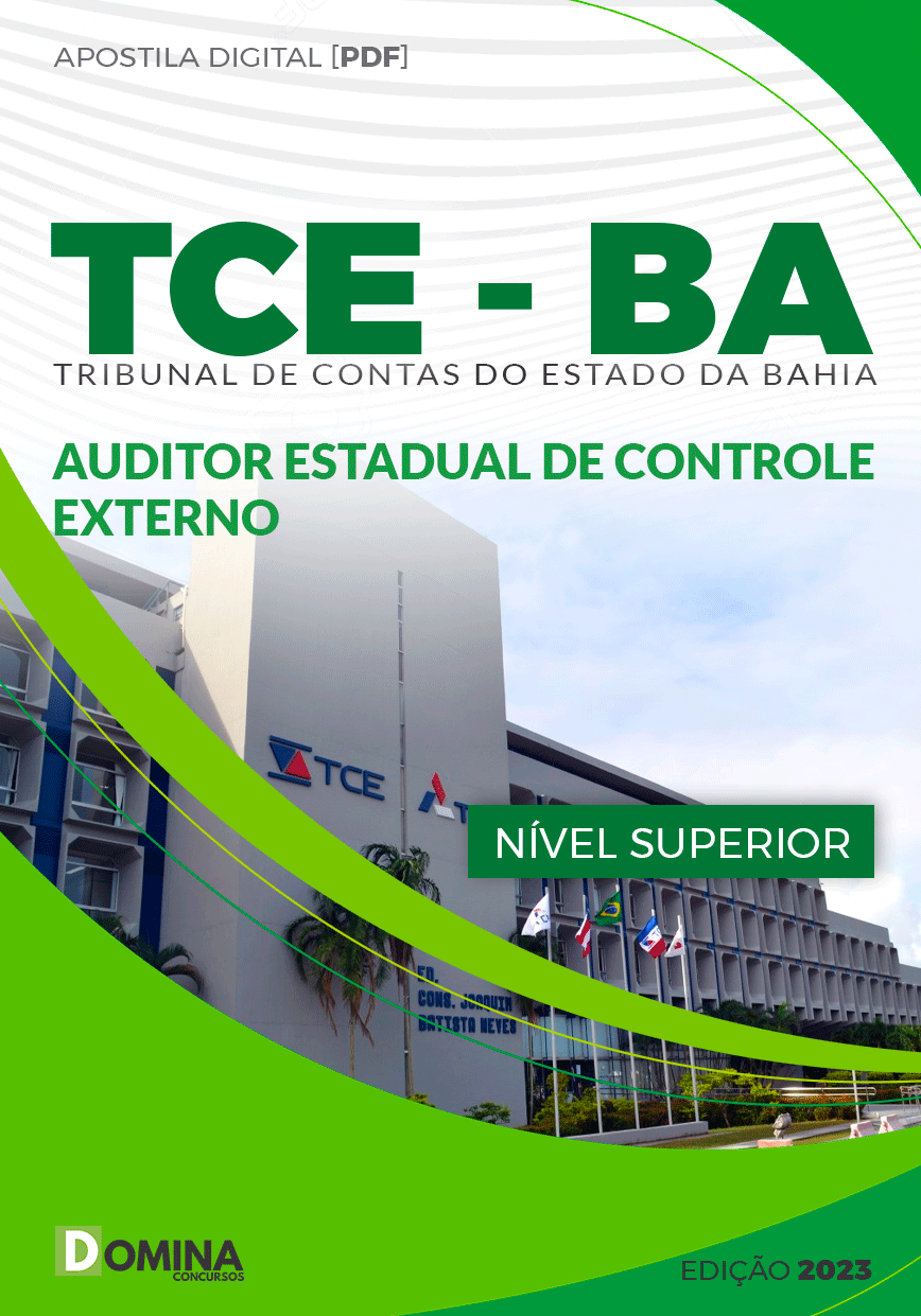 Apostila TCE BA 2023 Auditor Estadual de Controle Externo