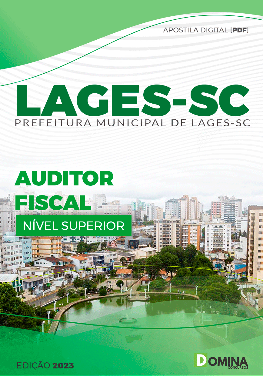 Apostila Concurso Pref Lages SC 2023 Auditor Fiscal