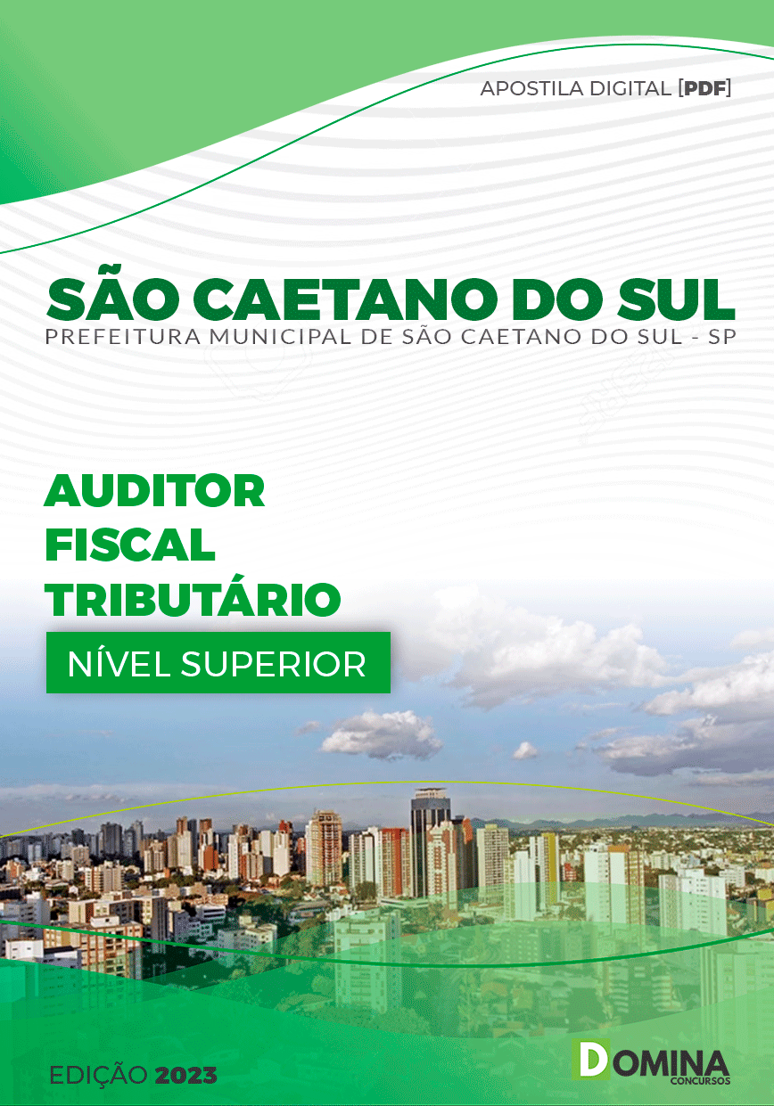Apostila Pref São Caetano do Sul SP 2023 Auditor Fiscal Tributário