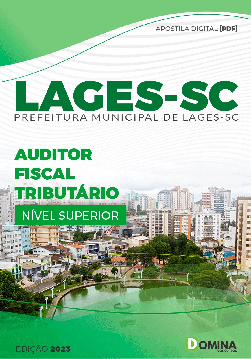 Apostila Concurso Pref Lages SC 2023 Auditor Fiscal Tributário