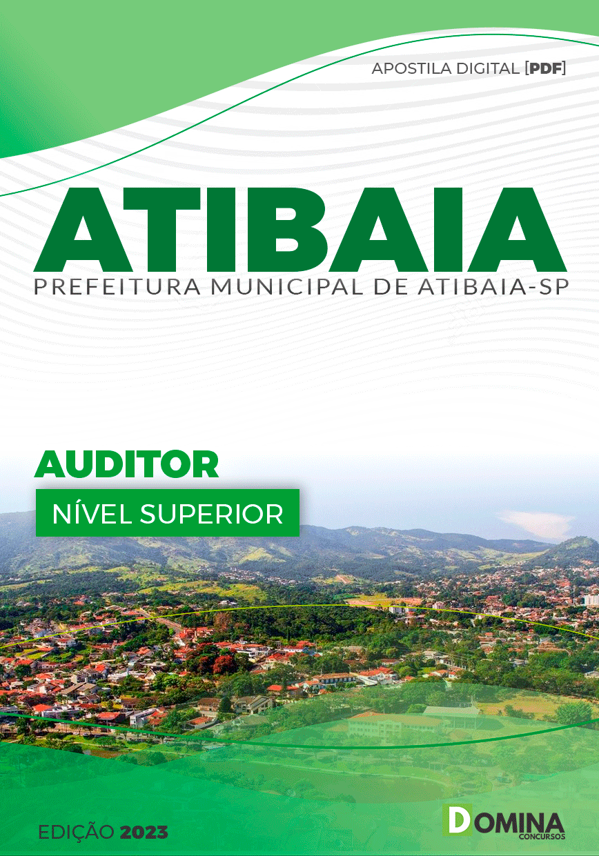 Apostila Concurso Pref Atibaia SP 2023 Auditor