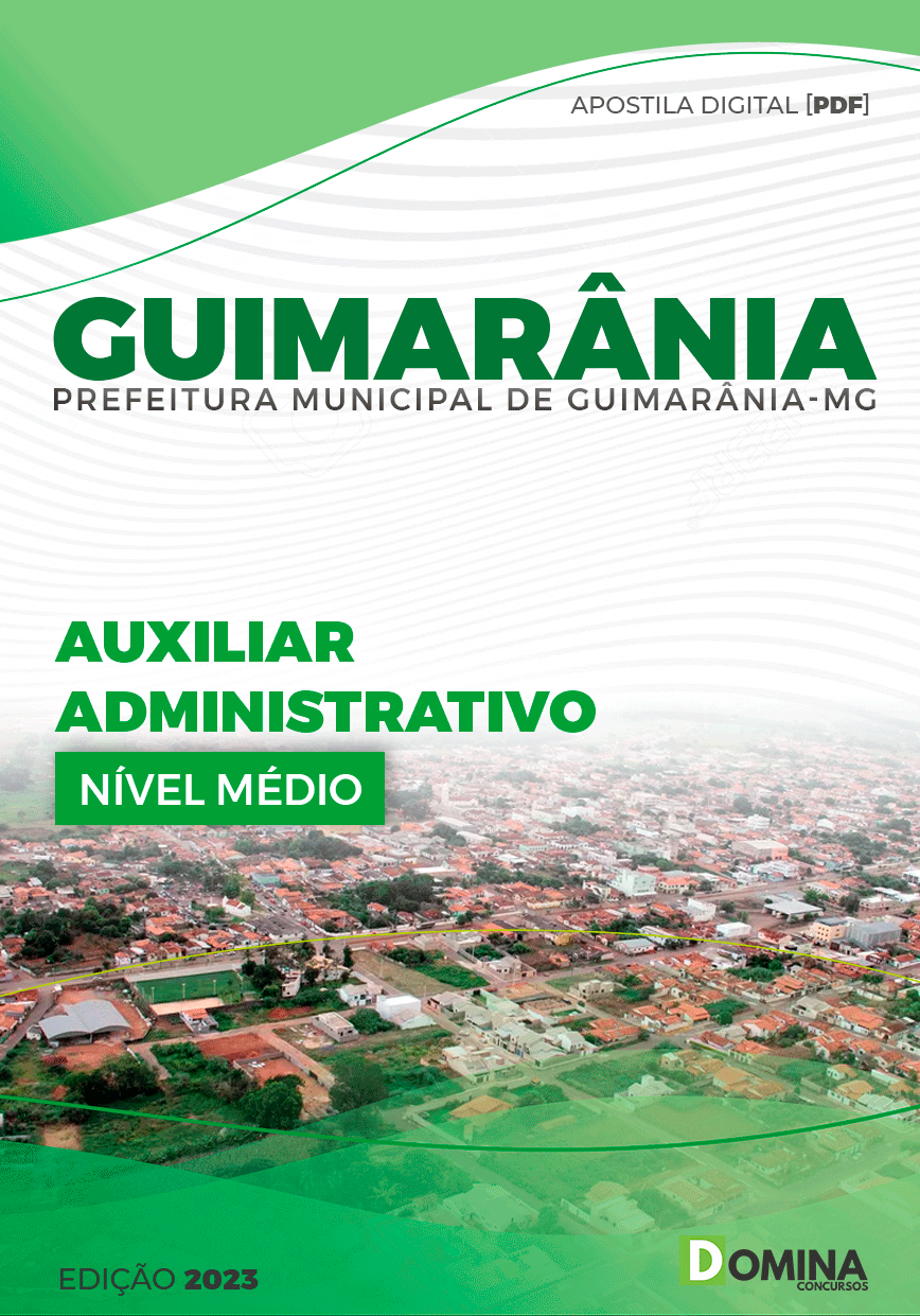 Apostila Concurso Pref Guimarânia MG 2023 Auxiliar Administrativo