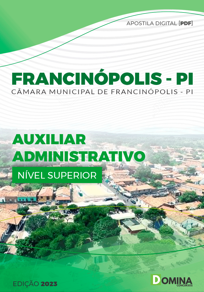 Apostila Pref Francinópolis PI 2023 Auxiliar Administrativo