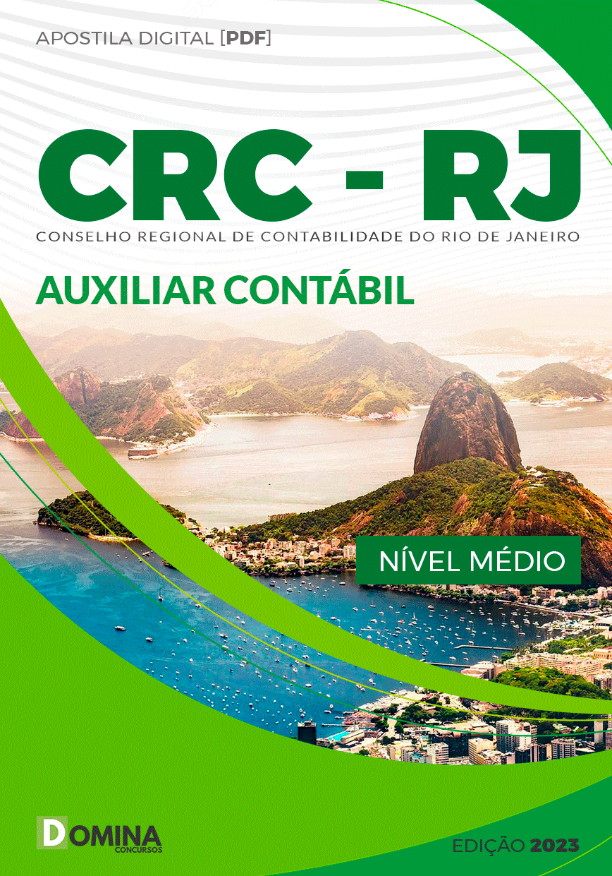 Apostila Concurso CRC RJ 2023 Auxiliar Contábil